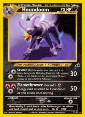Houndoom #23 — Pokemon Neo Discovery