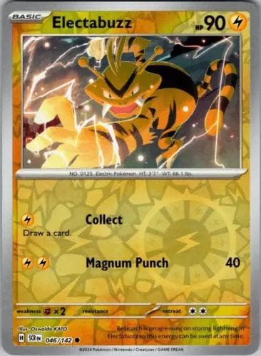 Electabuzz [Reverse Holo] #46 — Pokemon Stellar Crown