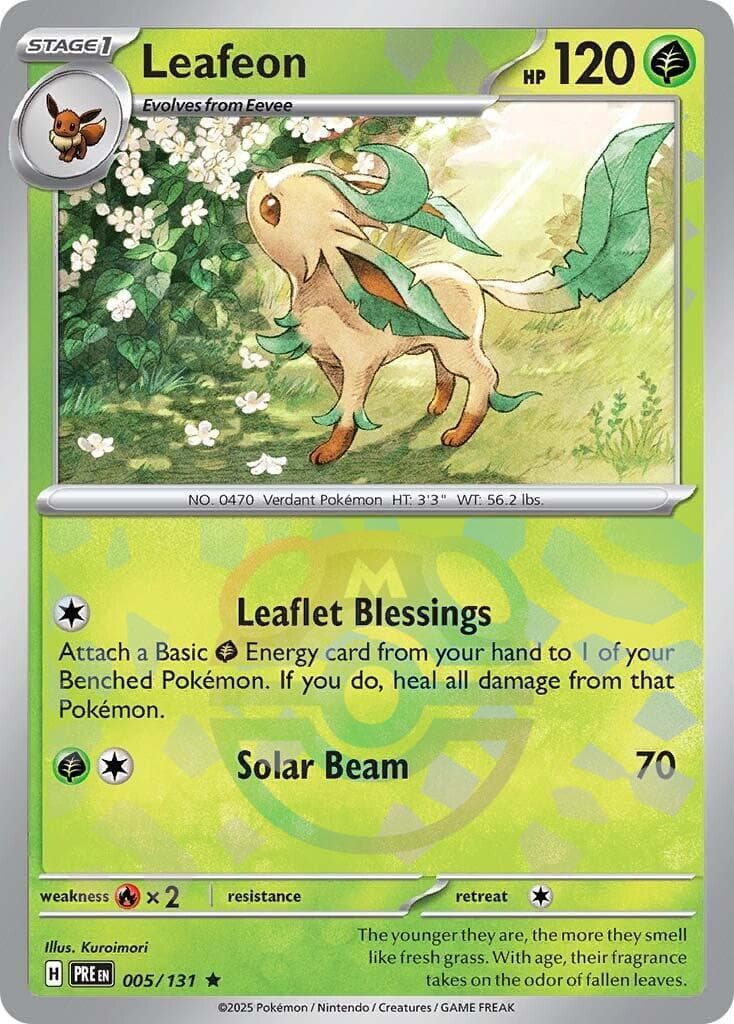 Leafeon [Master Ball] #5 — Pokemon Prismatic Evolutions