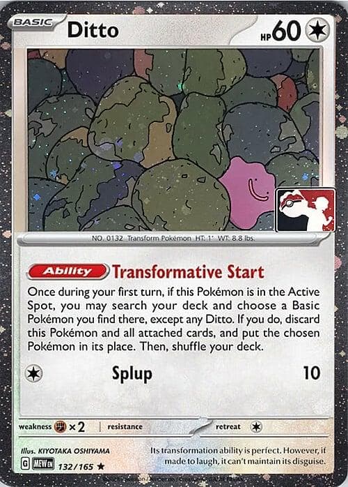 Ditto [Prize Pack] #132 — Pokemon Scarlet & Violet 151
