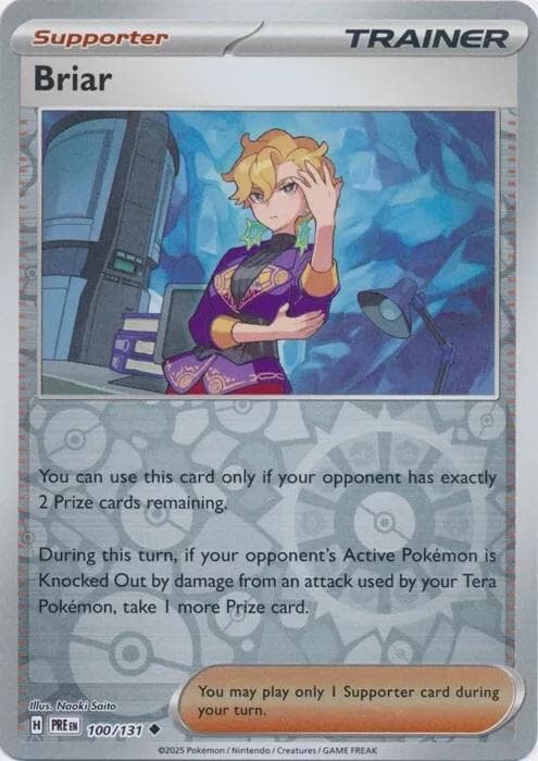 Briar [Reverse] #100 — Pokemon Prismatic Evolutions
