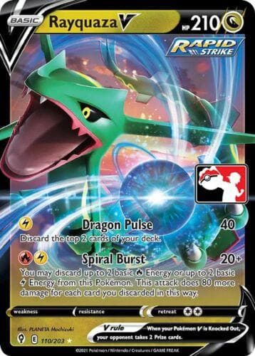 Rayquaza V [Series 1] #110 — Pokemon Evolving Skies