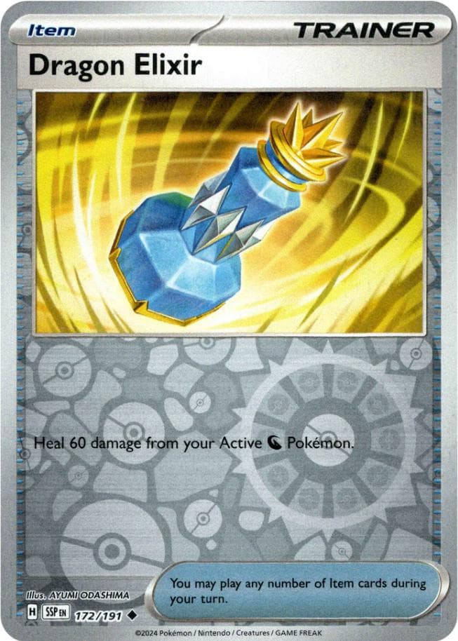 Dragon Elixir [Reverse Holo] #172 — Pokemon Surging Sparks