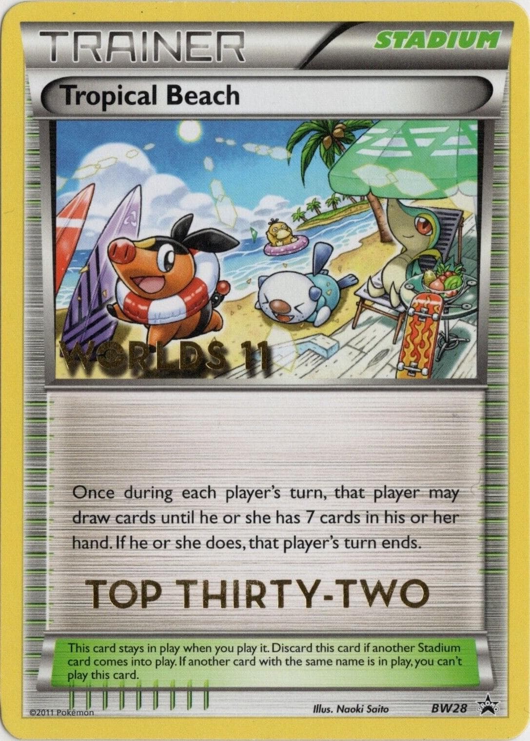 Tropical Beach [Top Thirty-Two] #BW28 — Pokemon Promo