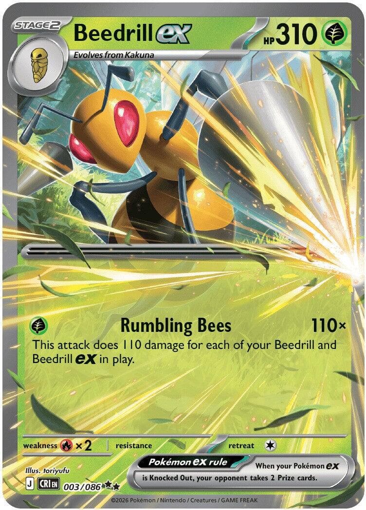 Beedrill ex #3 — Pokemon Chaos Rising
