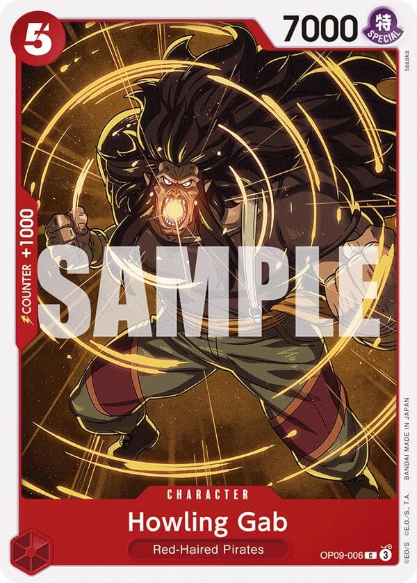 Howling Gab OP09-006 — One Piece Emperors in the New World