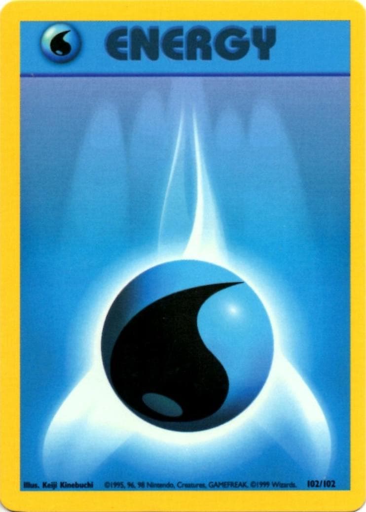 Water Energy [Trainer Deck B] #102 — Pokemon Base Set
