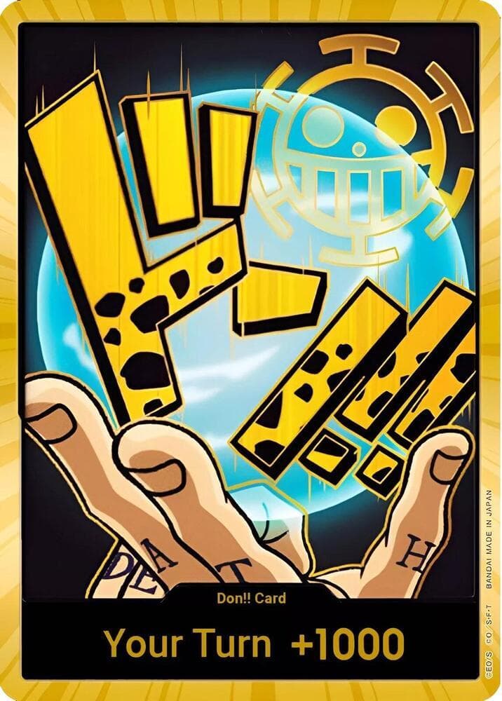 DON Card [Trafalgar Law Gold]  — One Piece Premium Booster