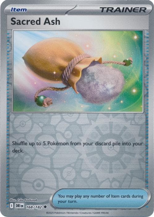 Sacred Ash [Reverse Holo] #168 — Pokemon Destined Rivals