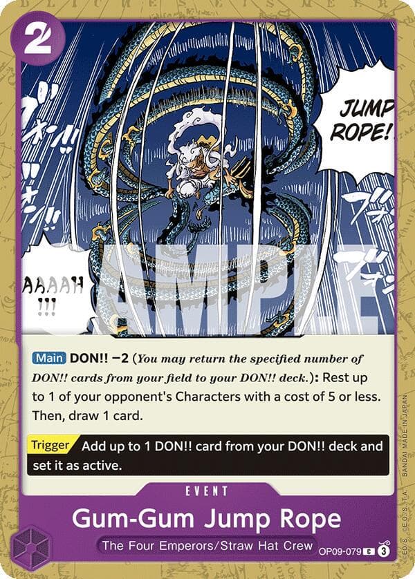 Gum-Gum Jump Rope OP09-079 — One Piece Emperors in the New World