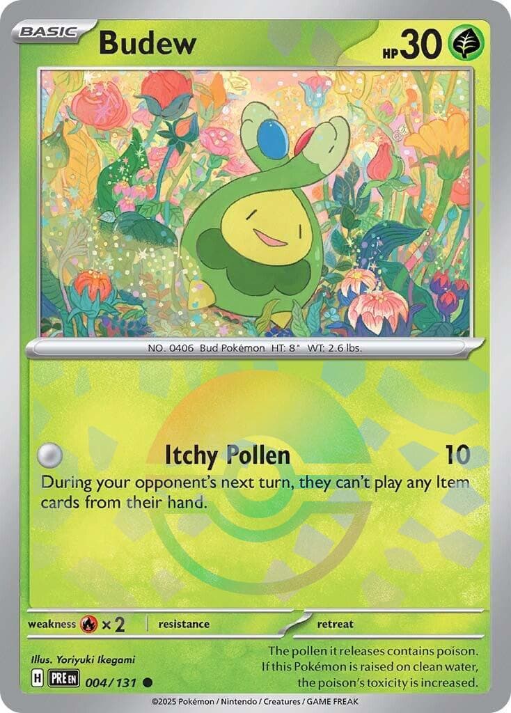 Budew [Poke Ball] #4 — Pokemon Prismatic Evolutions