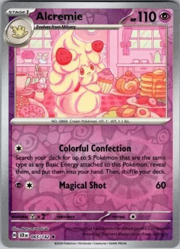 Alcremie [Reverse Holo] #65 — Pokemon Stellar Crown