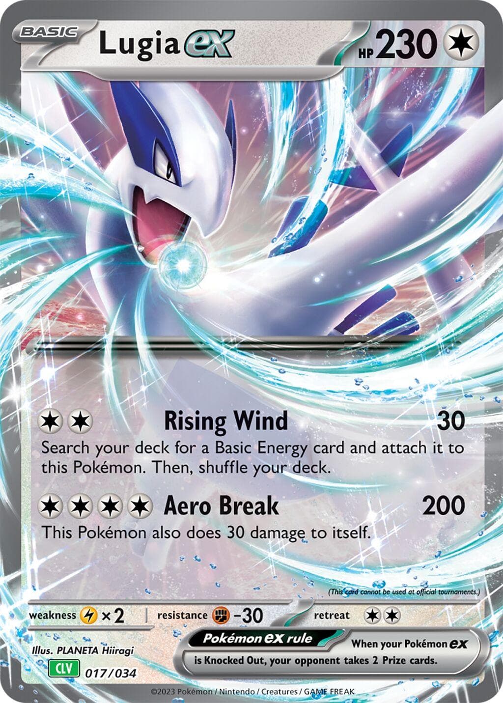 Lugia EX #17 — Pokemon TCG Classic: Venusaur Deck