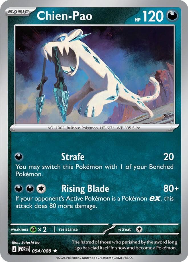 Chien-Pao #54 — Pokemon Perfect Order