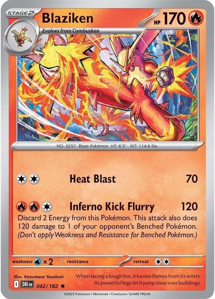 Blaziken [Cosmos Holo] #42 — Pokemon Destined Rivals