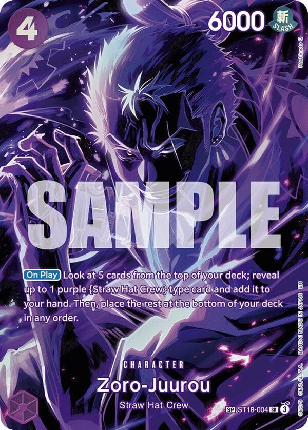 Zoro-Juurou [SP] ST18-004 — One Piece Legacy of the Master