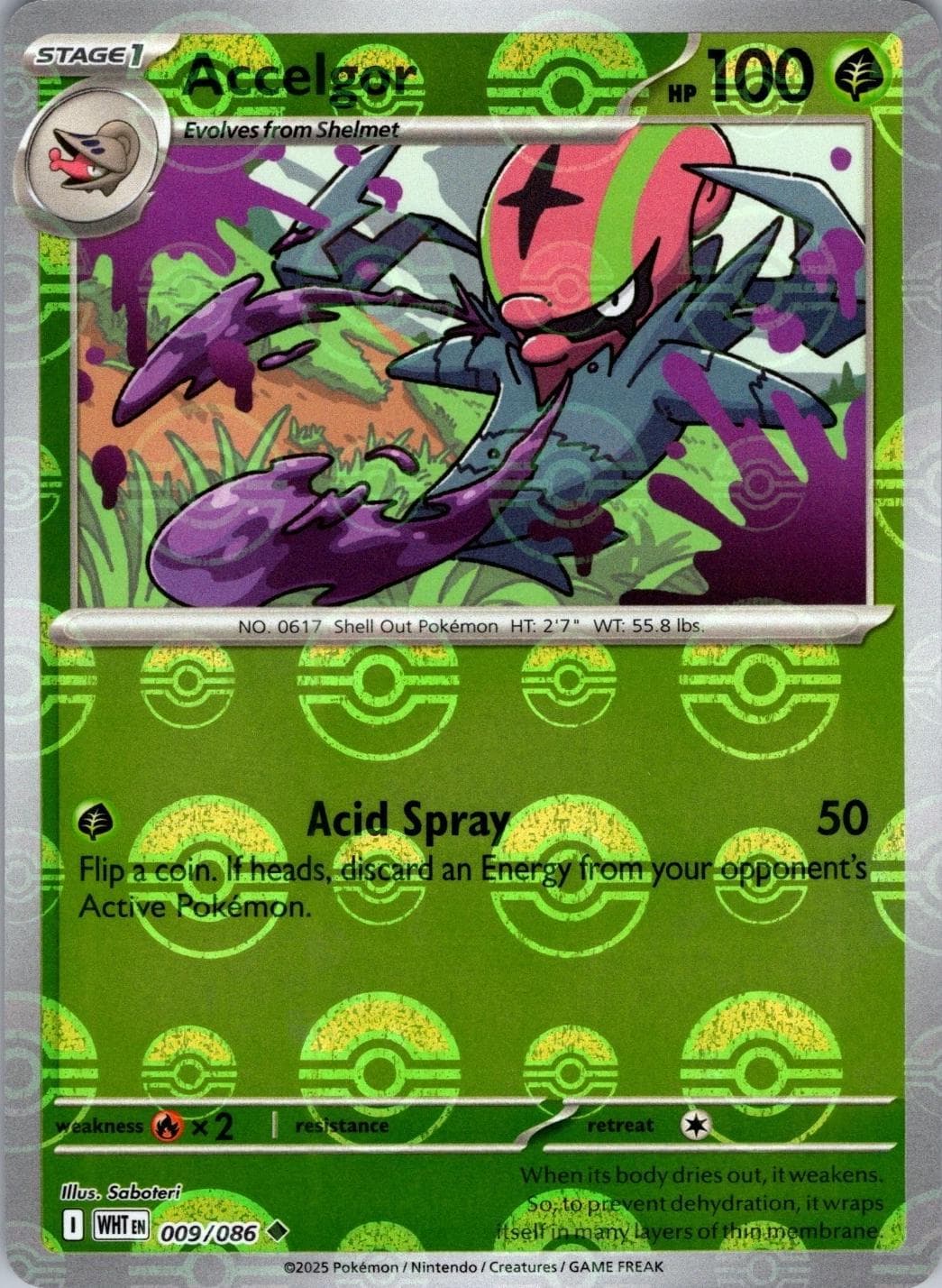Accelgor [Poke Ball] #9 — Pokemon White Flare