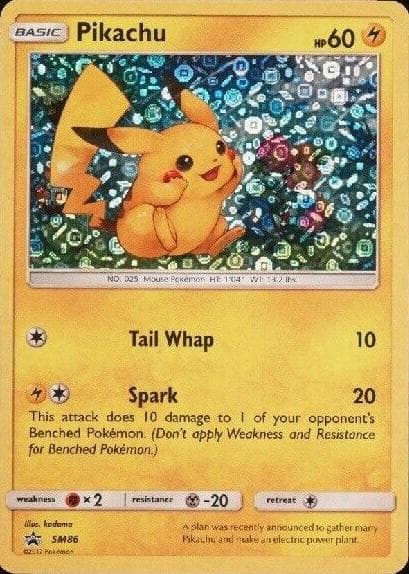 Pikachu [General Mills 2017] #SM86 — Pokemon Promo