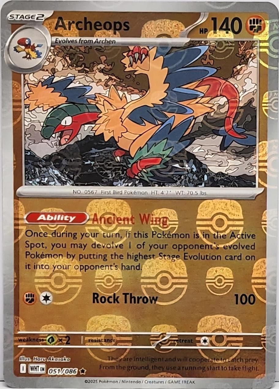 Archeops [Master Ball] #51 — Pokemon White Flare