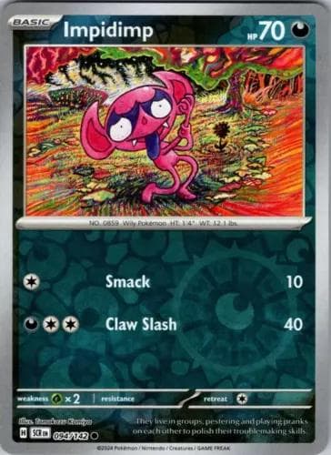 Impidimp [Reverse Holo] #94 — Pokemon Stellar Crown