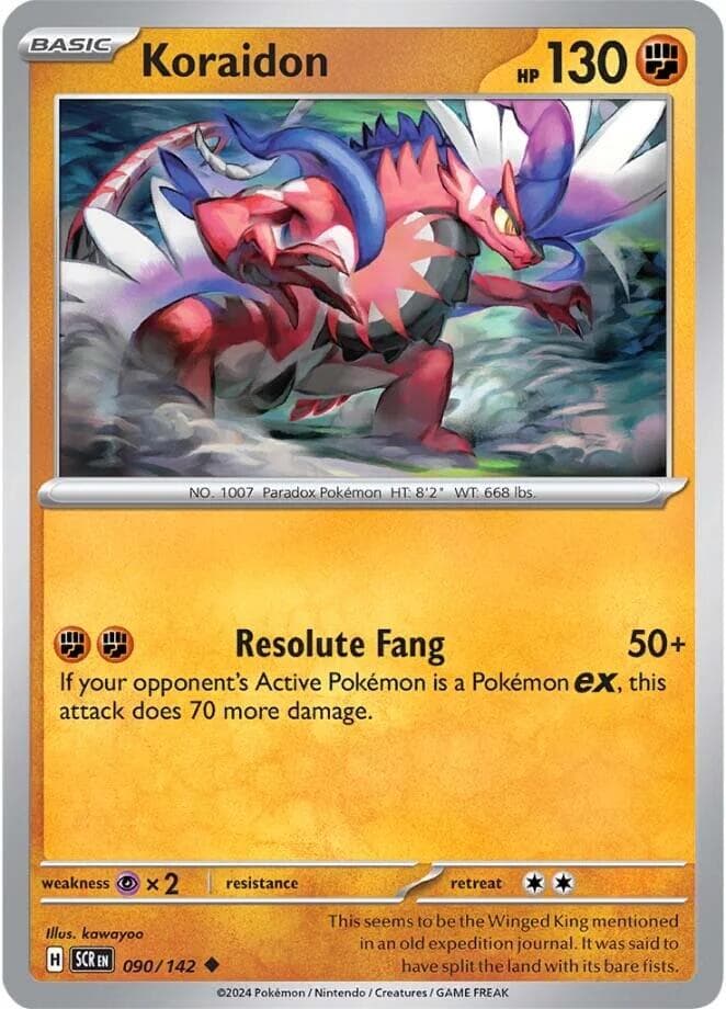 Koraidon #90 — Pokemon Stellar Crown