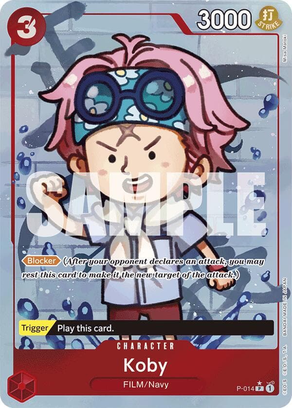 Koby [Full Art Foil PRB01] P-014 — One Piece Promo