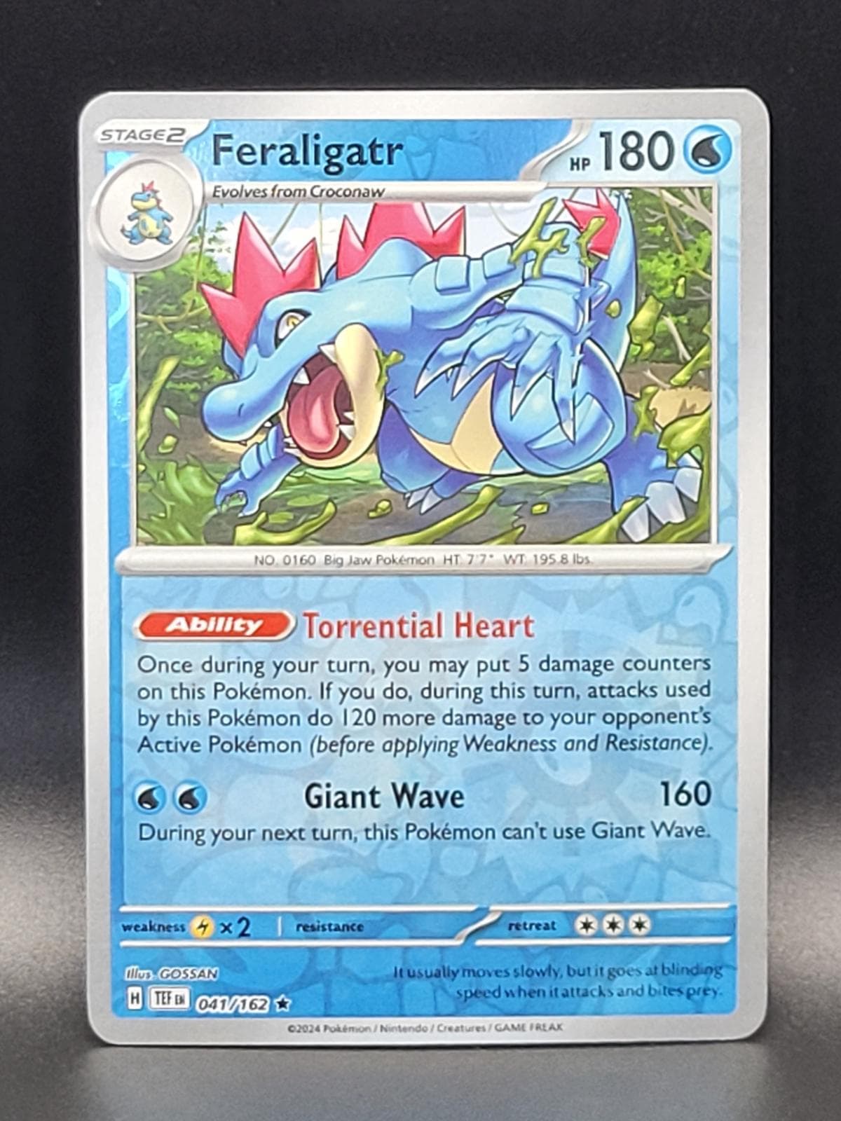 Feraligatr [Reverse Holo] #41 — Pokemon Temporal Forces