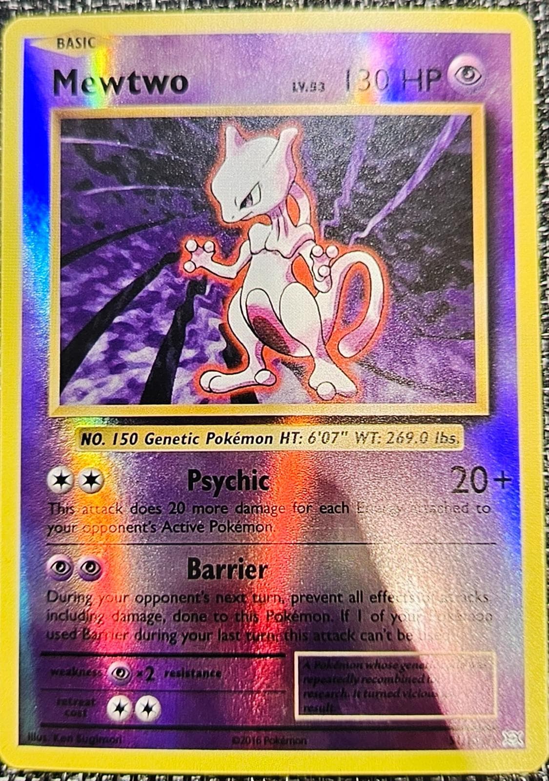 Mewtwo [Holo] #51 — Pokemon Evolutions