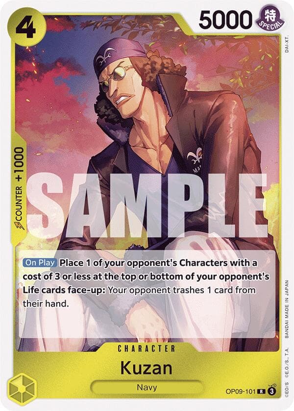 Kuzan [Foil] OP09-101 — One Piece Emperors in the New World