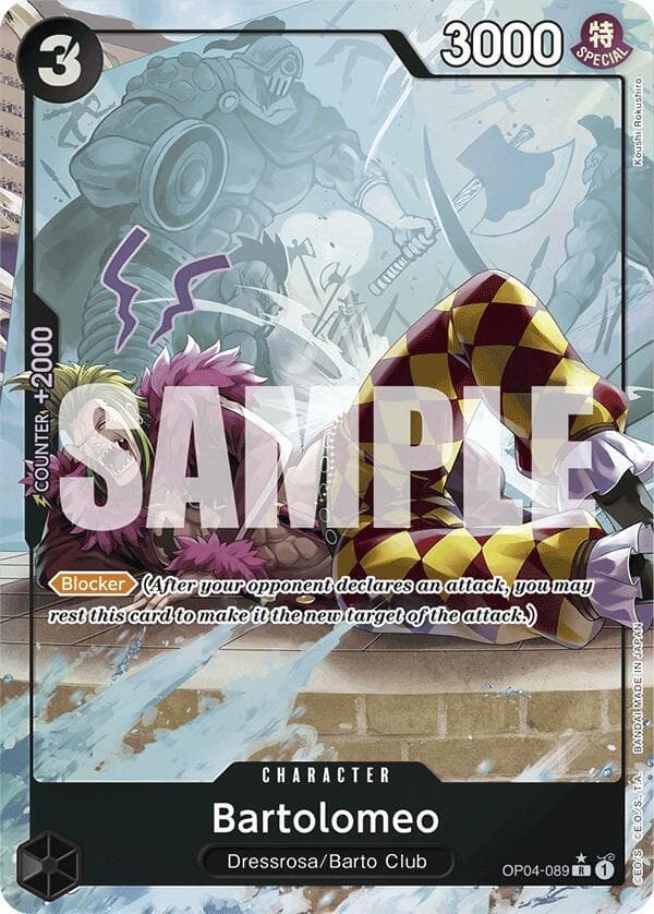 Bartolomeo [Full Art PRB01] OP04-089 — One Piece Kingdoms of Intrigue