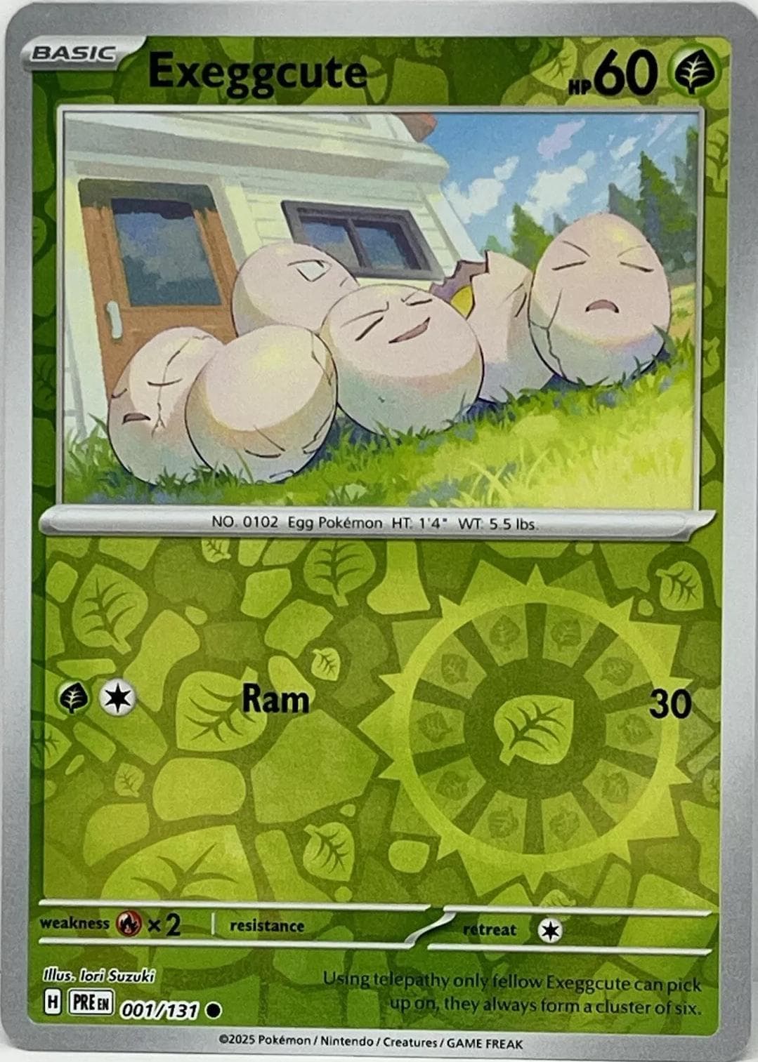 Exeggcute [Reverse] #1 — Pokemon Prismatic Evolutions