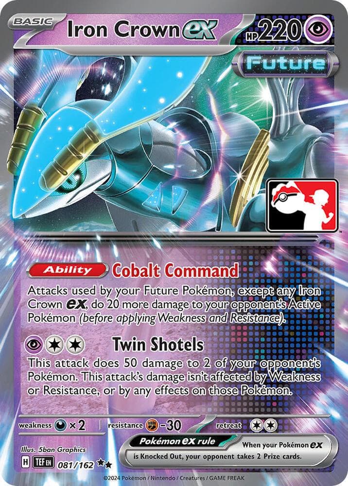 Iron Crown Ex [Prize Pack] #81 — Pokemon Temporal Forces
