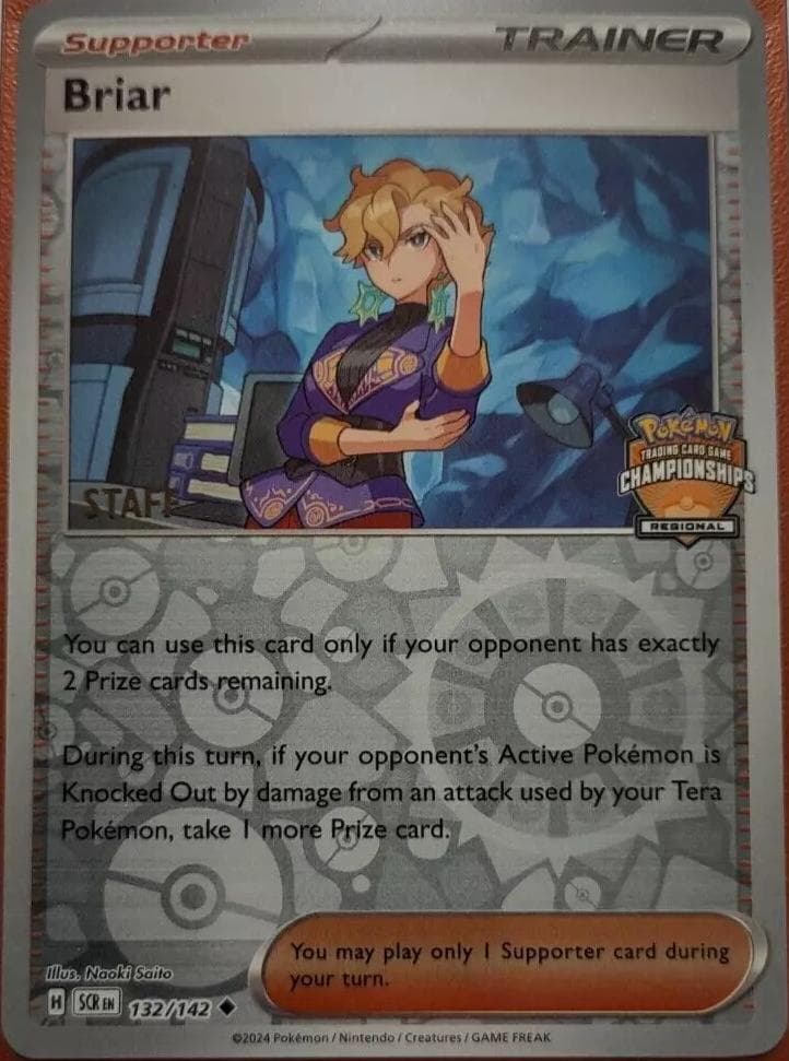 Briar [Regional Championships Staff] #132 — Pokemon Stellar Crown