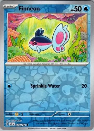 Finneon [Reverse Holo] #35 — Pokemon Stellar Crown