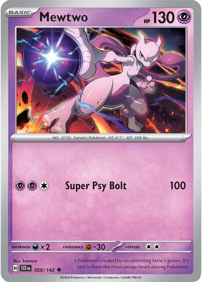Mewtwo #59 — Pokemon Stellar Crown