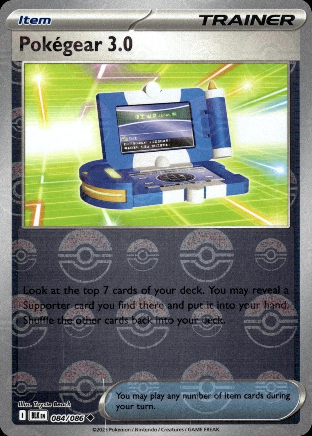 Pokegear 3.0 [Poke Ball] #84 — Pokemon Black Bolt