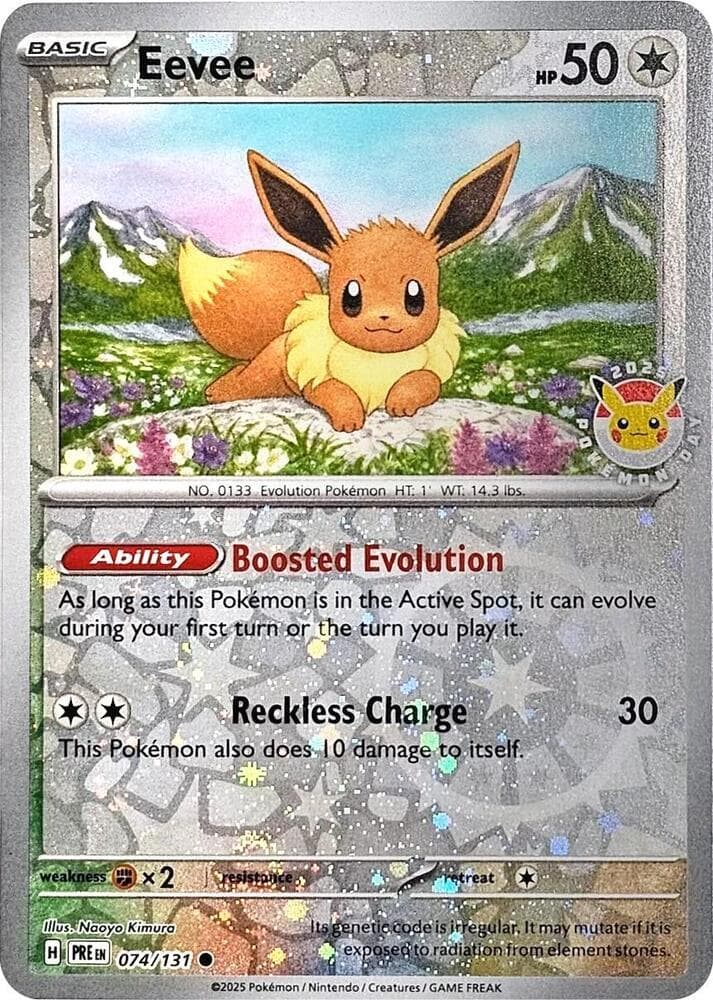 Eevee [Pokemon Day] #74 — Pokemon Prismatic Evolutions