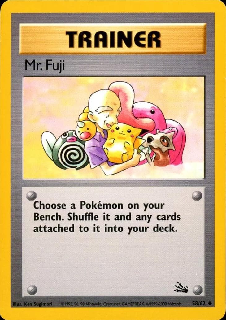 Mr. Fuji [1999-2000] #58 — Pokemon Fossil