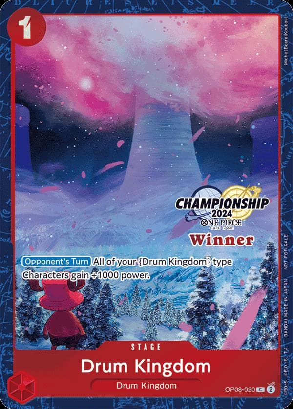 Drum Kingdom [Championship 2024 Winner] OP08-020 — One Piece Two Legends
