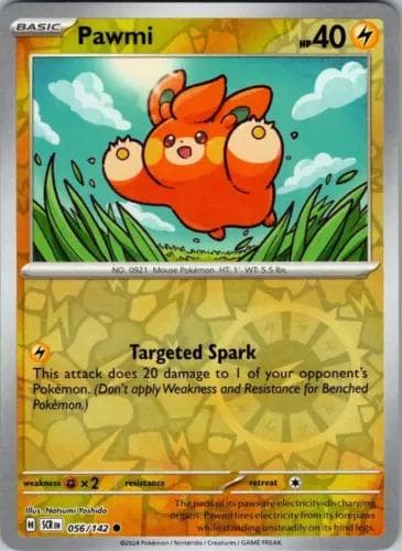 Pawmi [Reverse Holo] #56 — Pokemon Stellar Crown