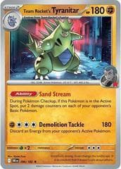 Team Rocket's Tyranitar [Holo] #96 — Pokemon Destined Rivals
