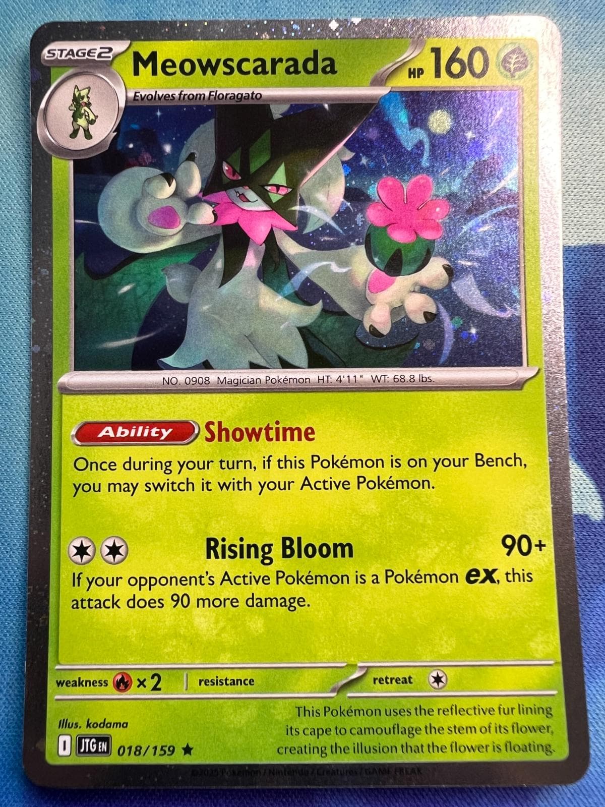 Meowscarada [Cosmos Holo] #18 — Pokemon Journey Together