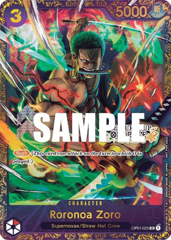 Roronoa Zoro [Top 8] OP01-025 — One Piece Romance Dawn