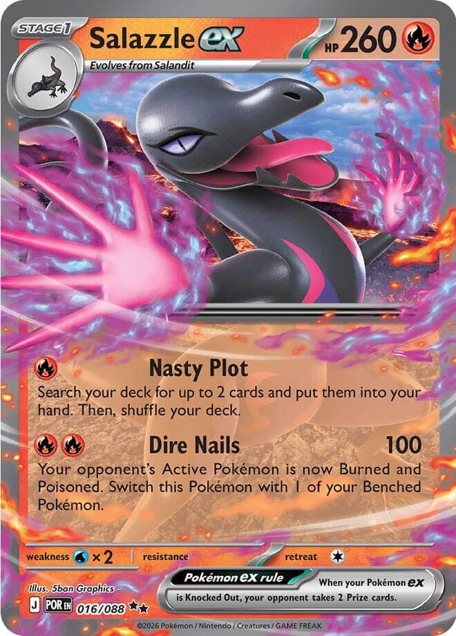 Salazzle ex #16 — Pokemon Perfect Order