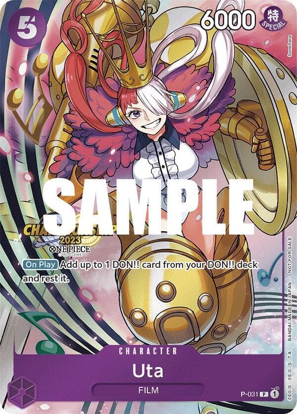 Uta [Championship 2023] P-031 — One Piece Promo
