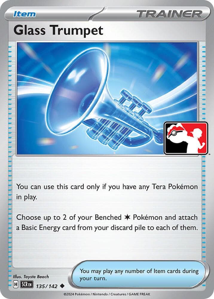 Glass Trumpet [Prize Pack] #135 — Pokemon Stellar Crown