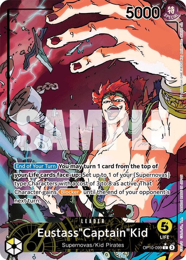 Eustass Captain Kid [Alternate Art] OP10-099 — One Piece Royal Blood