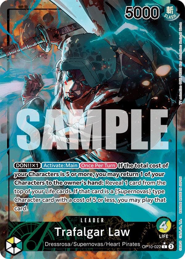 Trafalgar Law [Alternate Art] OP10-022 — One Piece Royal Blood