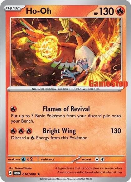 Ho-Oh [Gamestop] #10 — Pokemon Chaos Rising