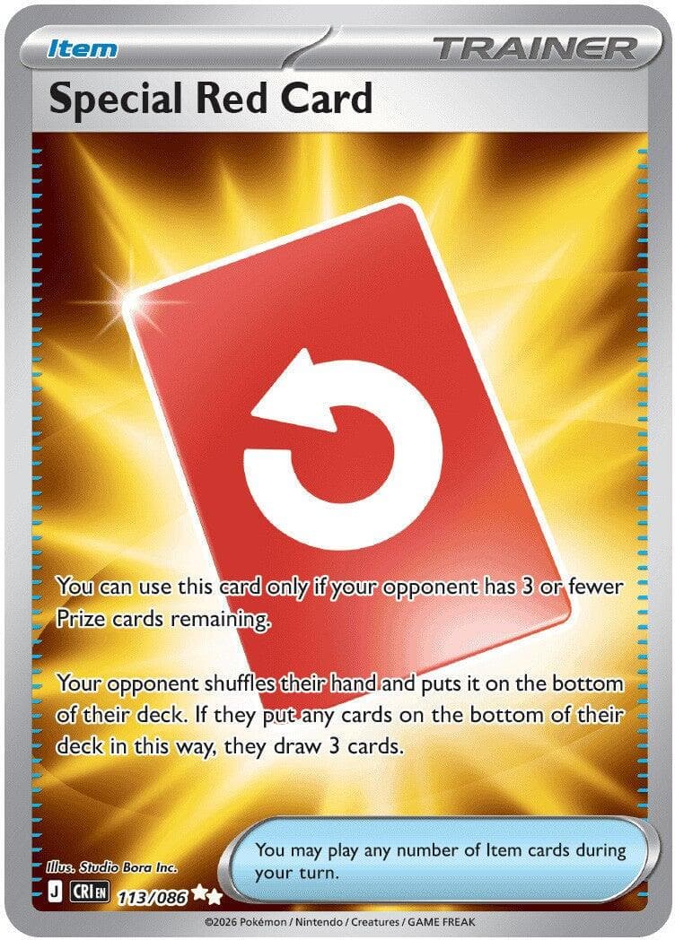 Special Red Card #113 — Pokemon Chaos Rising